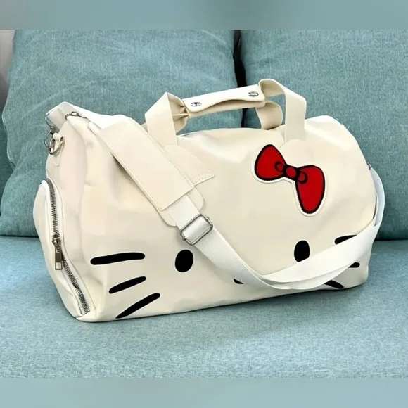 Hello Kitty Extra Large Travel Duffle NWOT - Picture 5 of 11